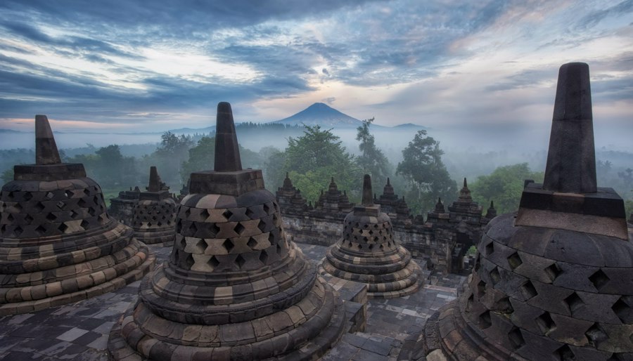 World Travel and Tourism Indonesia the island of Java Borobudur Temple 096193