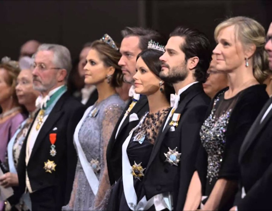 حضور خانواده سلطنتی در مراسم اهدای جایزه نوبل