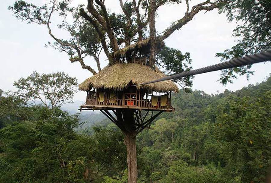 خانه های قبیله های آدمخوار