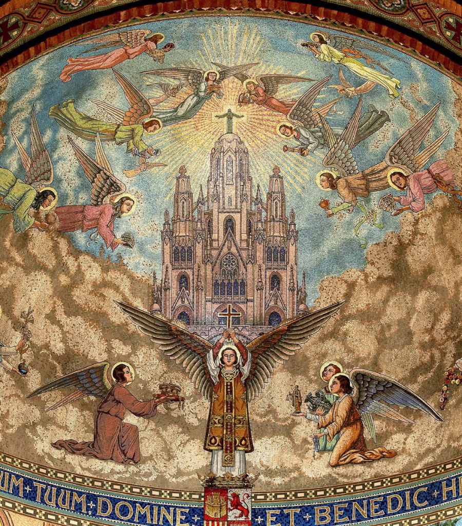 طراحی قسمت‌های بیرونی و درونی کلیسای ساگرات کور-1