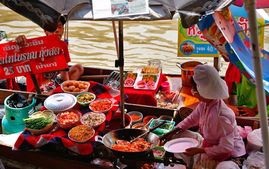 بازار شناور آمفاوا | Amphawa