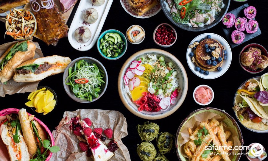 غذاهای محلی در رستوران های باکو