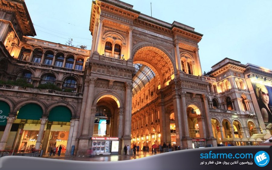 گالری ویتوریو امانوئل | Galleria Vittorio Emanuele II