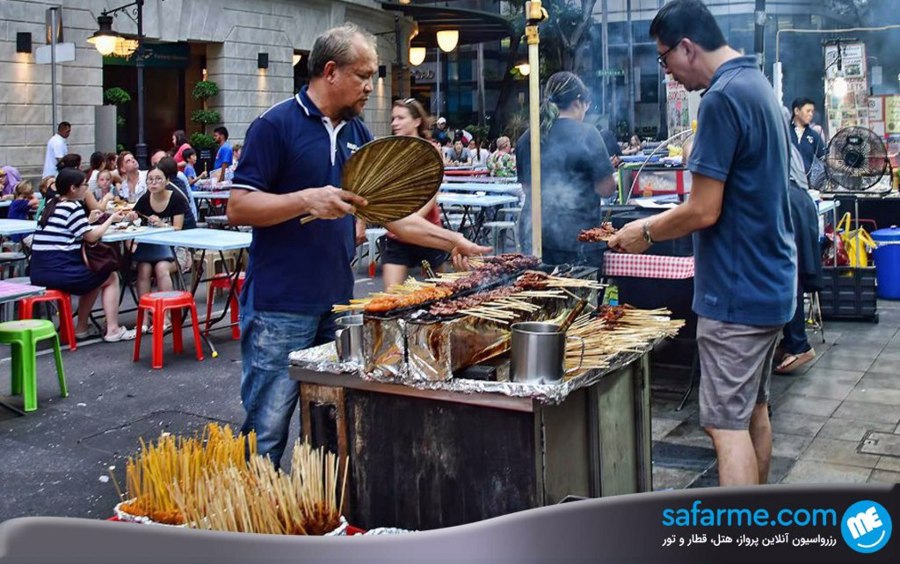 غذای خیابانی در سنگاپور