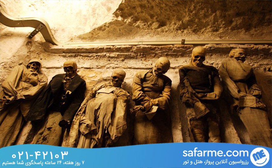 دخمه های کاپوچین Catacombe dei Cappuccini