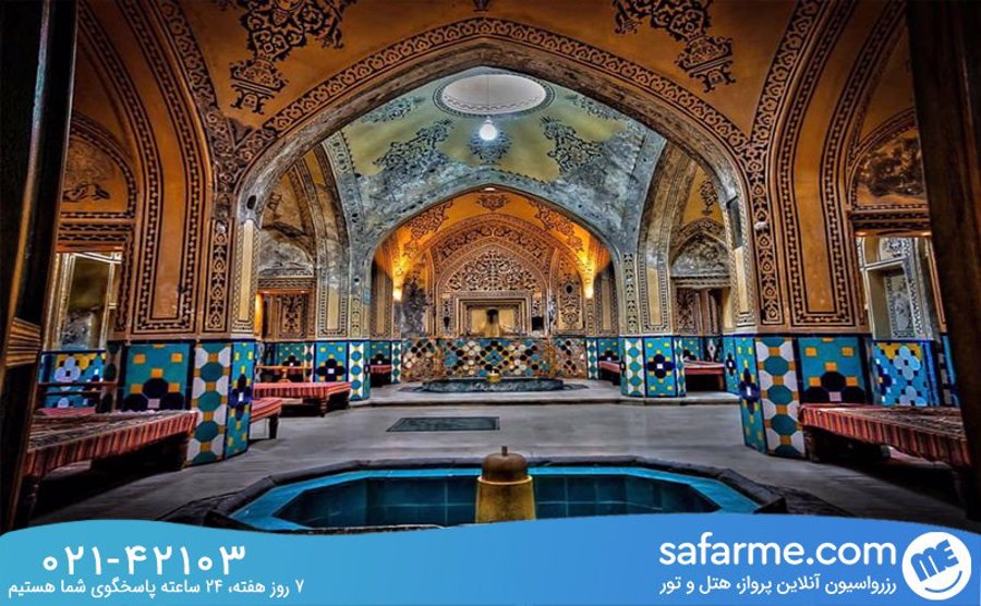 رخت کن های حمام فین کاشان