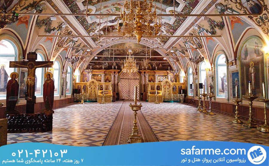 جاذبه های داخلی کلیسای سنت باسیل