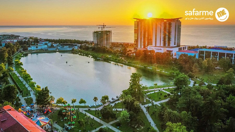 دریاچه نوریگلی در شهر باتومی